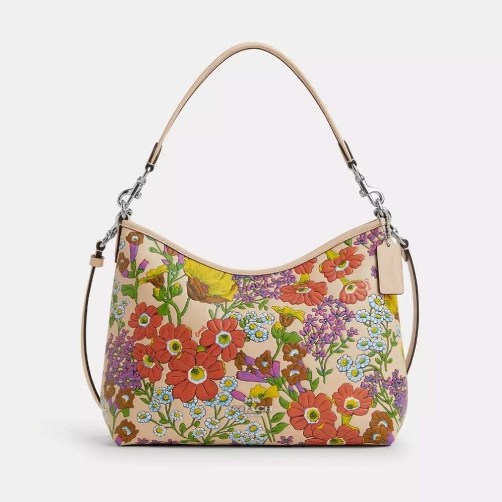 Shoulder Bag With Floral Print
